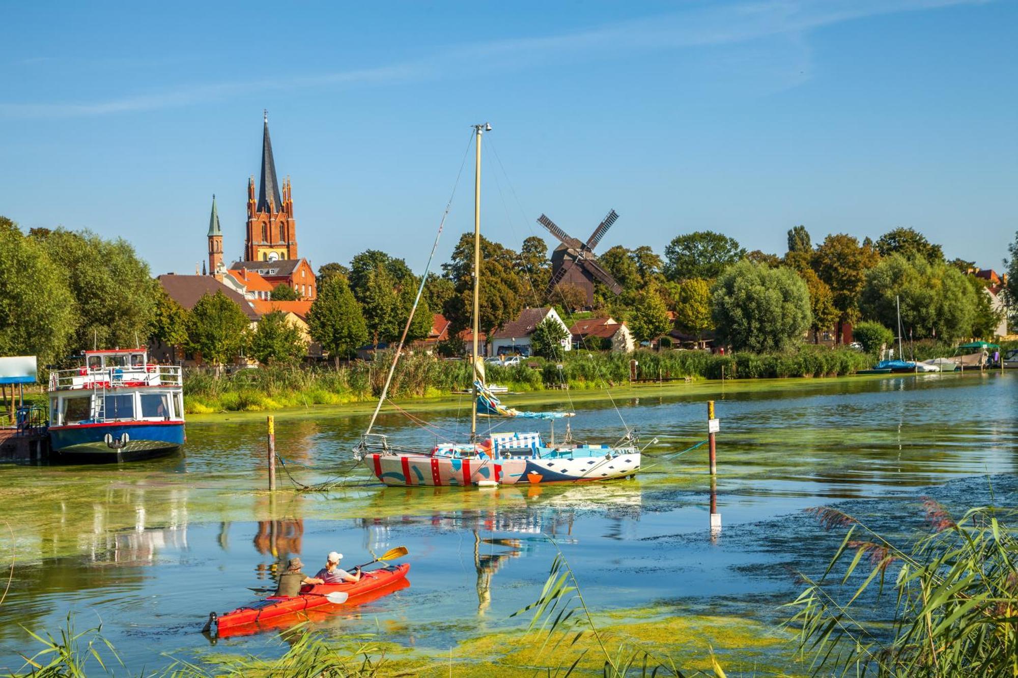Stilvolle Ferien-Geschaeftswohnung Brandenburger Seenlandschaft فيردر المظهر الخارجي الصورة